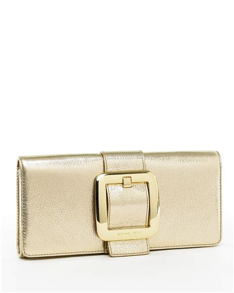 michael kors gold clutch purse|Women's Gold Clutches & Wristlets .